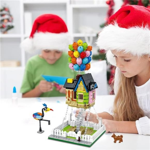 Up Balloon House Building Kit for Kids Age 8-14 Yrs, Building Block Set 635pcs - Picture 6 of 6